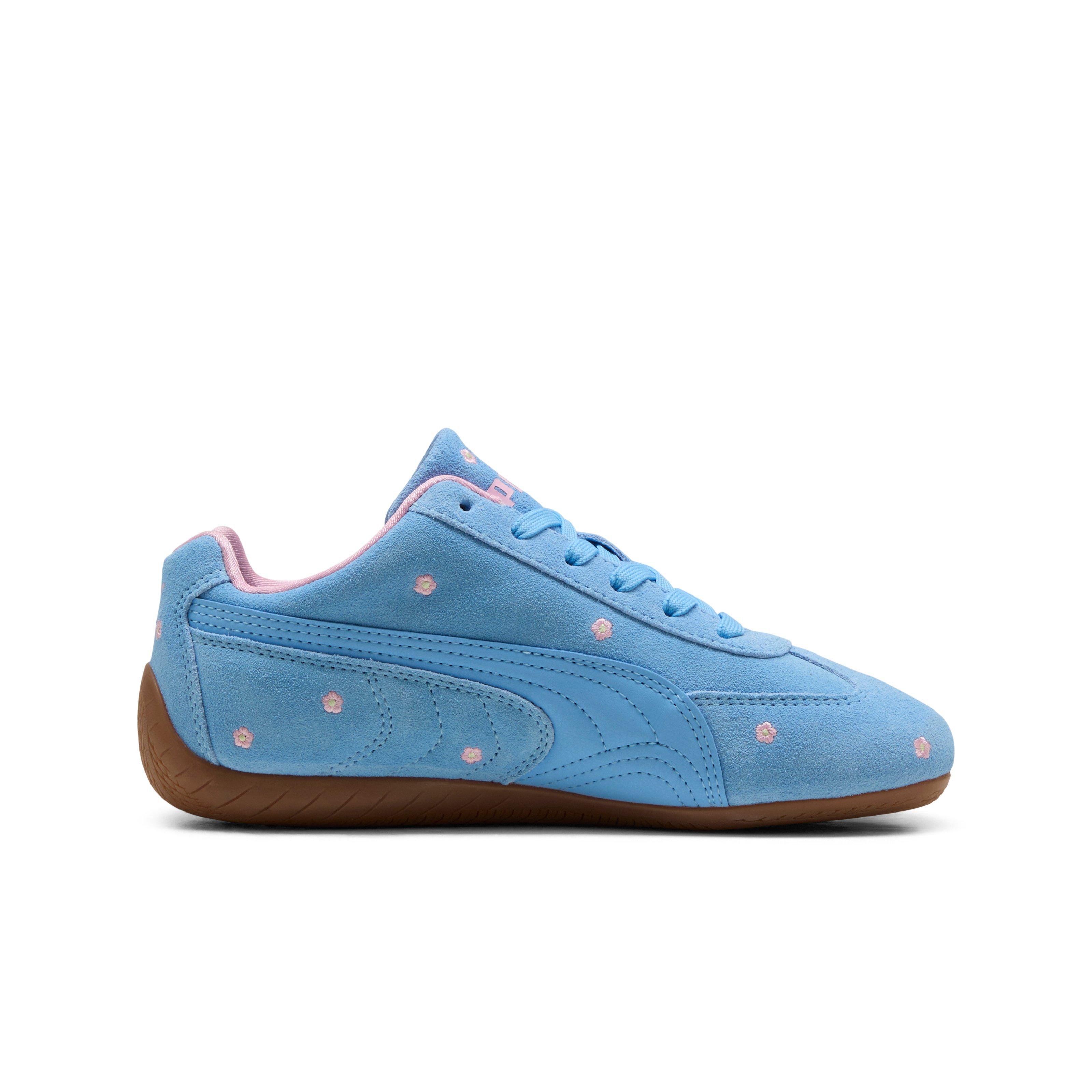 PUMA Speedcat Spring "Light Blue/Pink/Beige" Grade School Girls' Shoe - LT BLUE/PINK/BEIGE